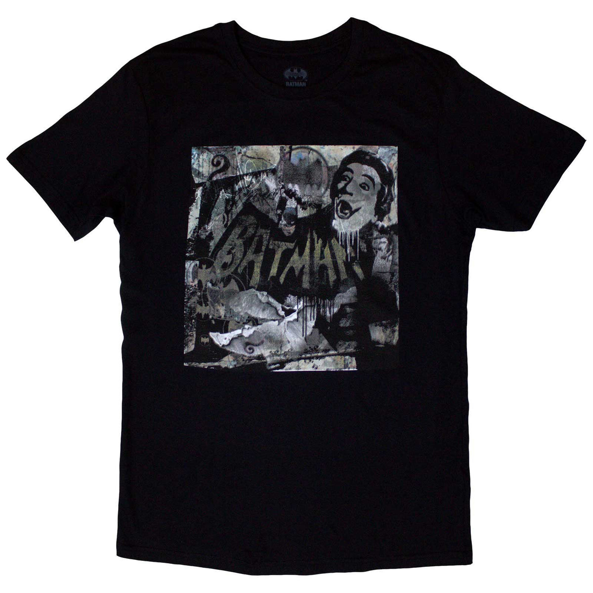 DC COMICS - BATMAN - MURAL - T-Shirt Black