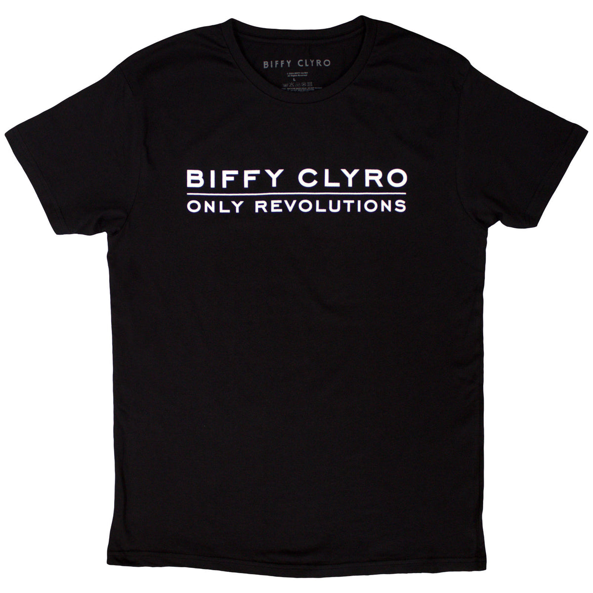 BIFFY CLYRO - ONLY REVOLUTIONS - T-Shirt Black