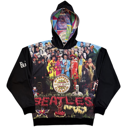 THE BEATLES - SGT PEPPER - Pullover Hoodie Black