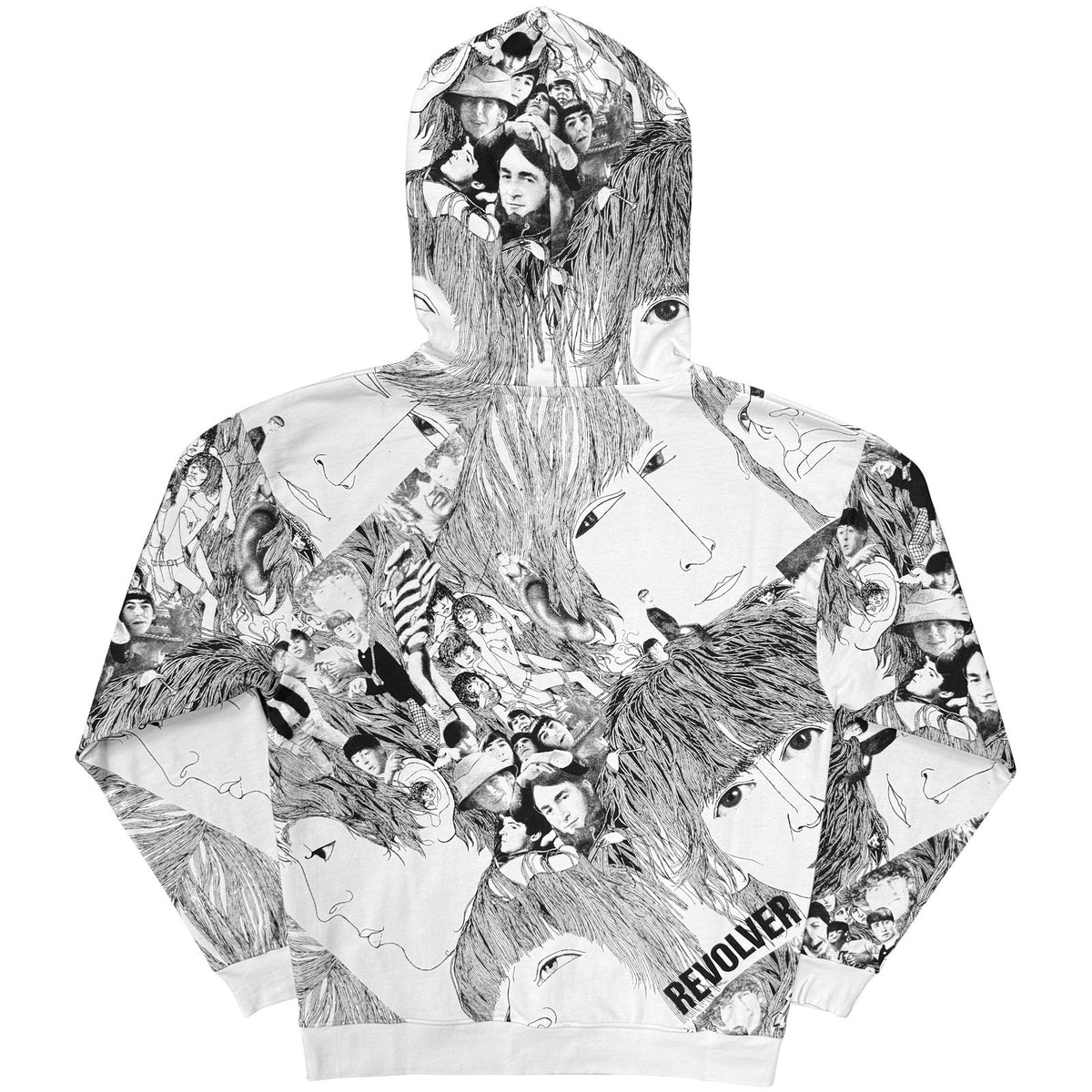 THE BEATLES - REVOLVER - Pullover Hoodie White
