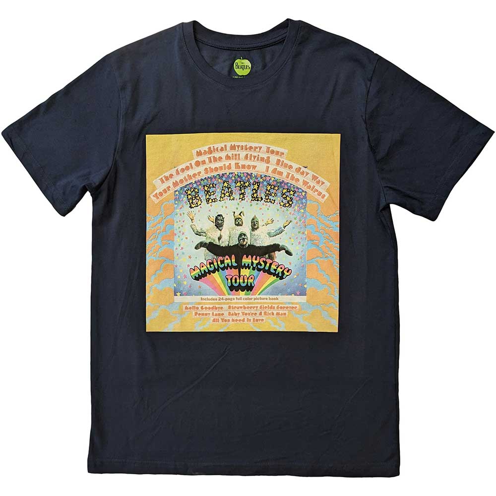 THE BEATLES - MAGICAL MYSTERY TOUR ALBUM COVER - T-Shirt Blue