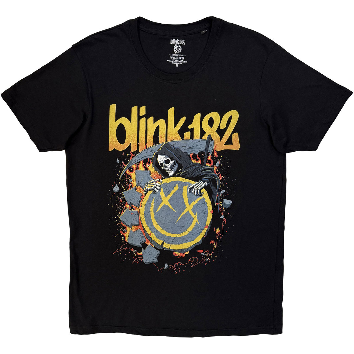 BLINK-182 - REAPER SMILE - T-Shirt Black