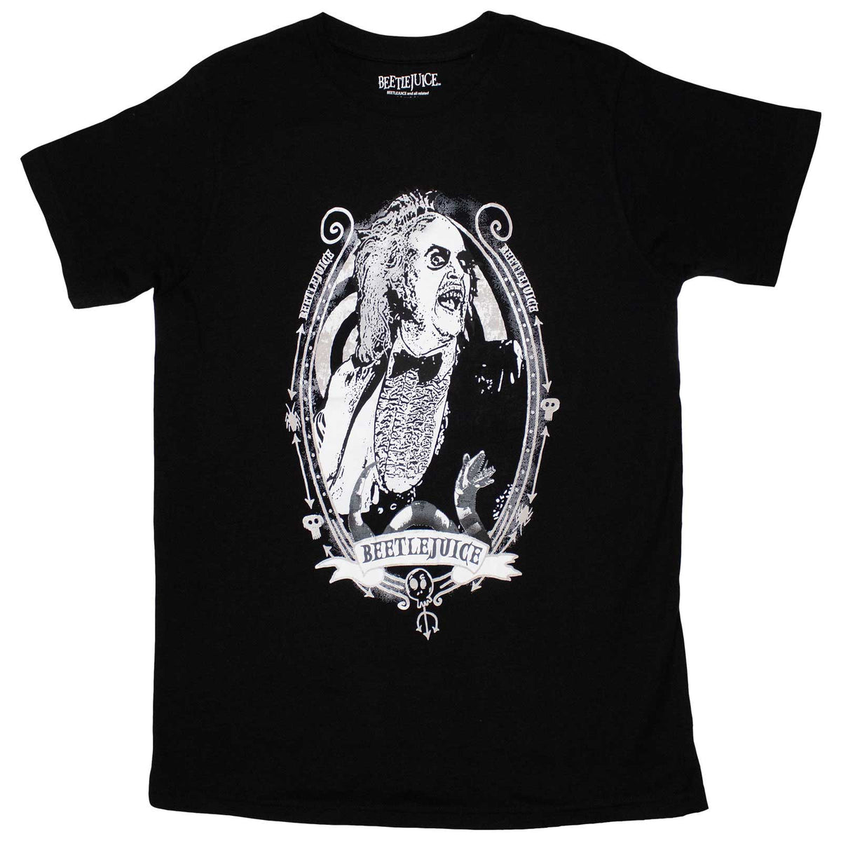 BEETLEJUICE - BEETLE FRAME - T-Shirt Black