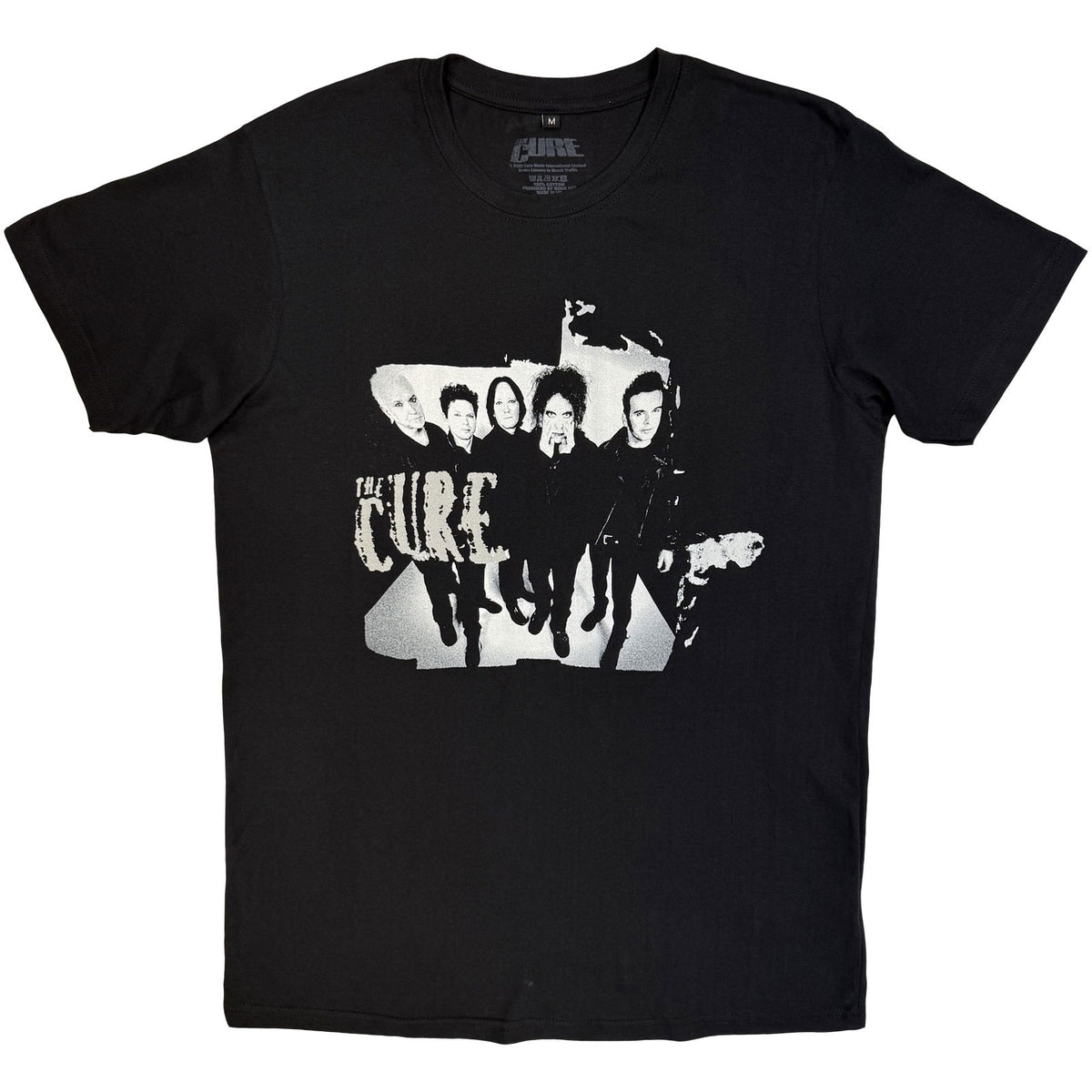 THE CURE - 40 YEARS BAND PHOTO - Carbon T-Shirt Black