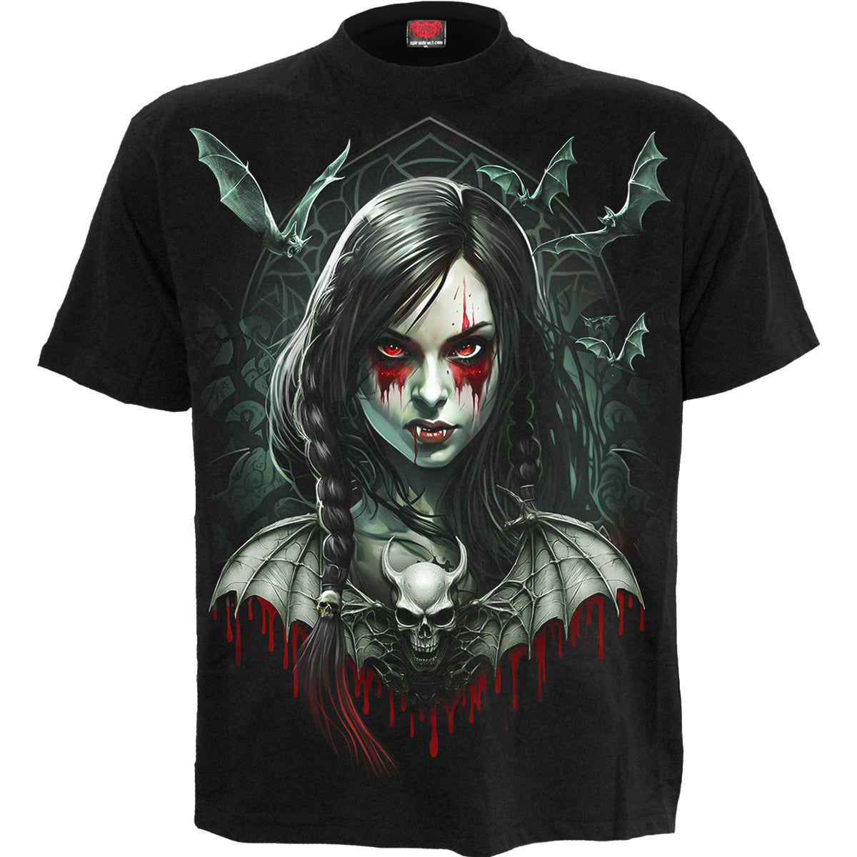 HALLOW'S EVE - T-shirt imprimé sur le devant noir