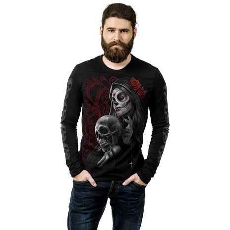 LOVE IS DEAD - Langarmshirt Schwarz