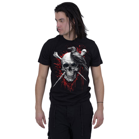 DEATH RAVEN - Maglietta nera