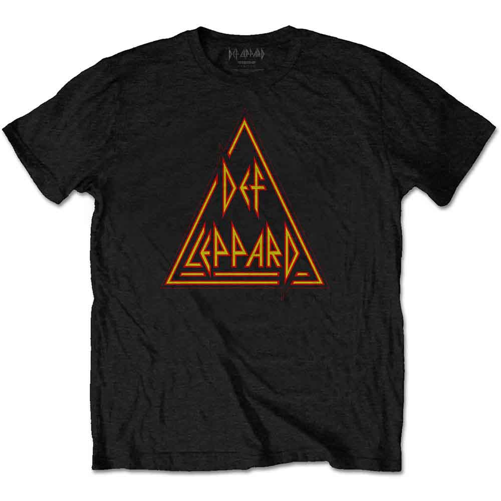 DEF LEPPARD - CLASSIC TRIANGLE - T-Shirt Black
