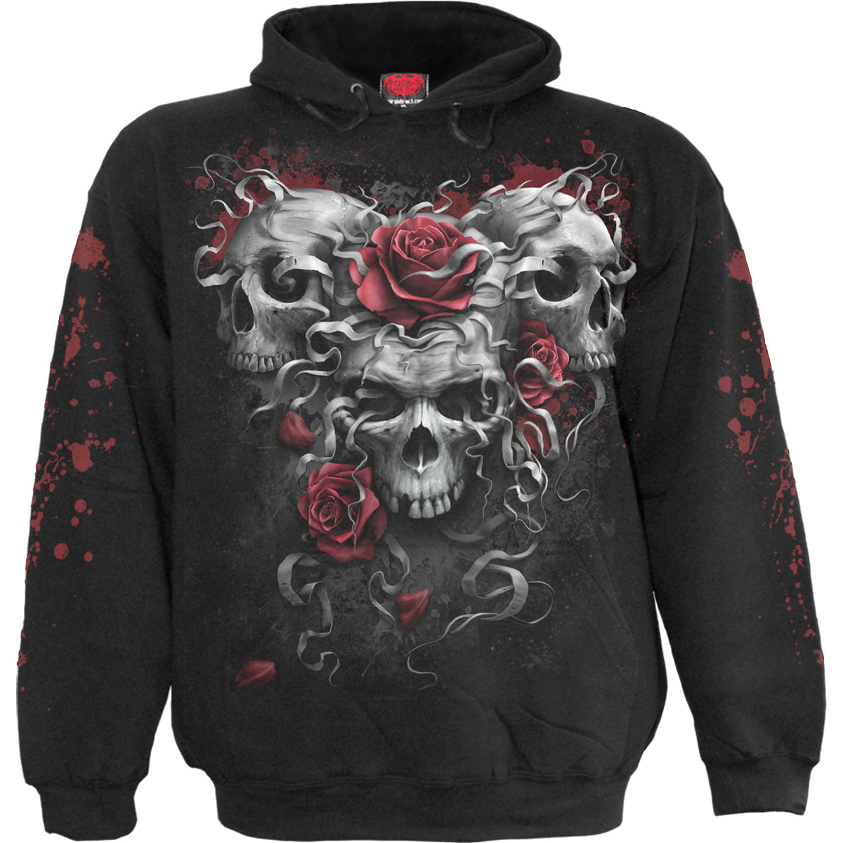 SKULLS N' ROSES - Kids Hoody Black