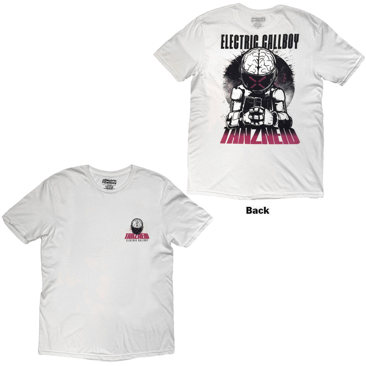 ELECTRIC CALLBOY - TANZNEID ROBOT - T-Shirt White