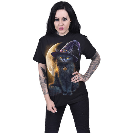 FAMILIAR MAGIC - T-shirt imprimé sur le devant Noir