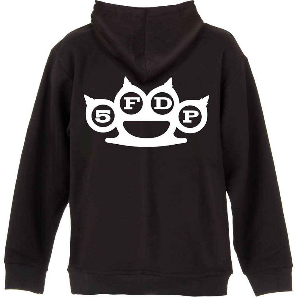FIVE FINGER DEATH PUNCH - KNUCKLES - Zipped Hoodie Black