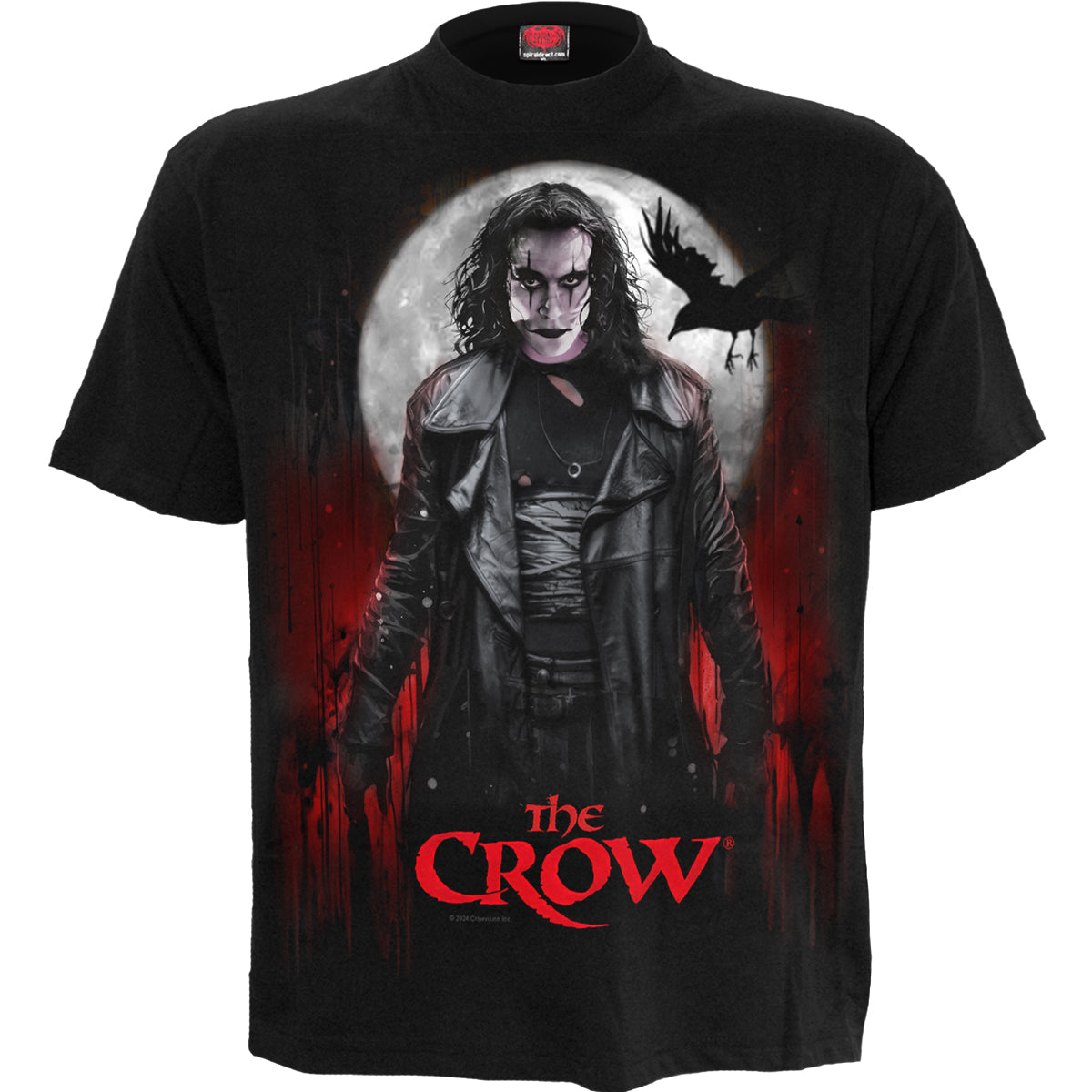 THE CROW - BLOOD MOON - Front Print T-Shirt Schwarz