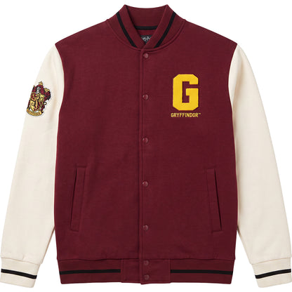 HARRY POTTER - GRYFFINDOR VARSITY - Baseball Jacket Dk Maroon Contrast Slvs B