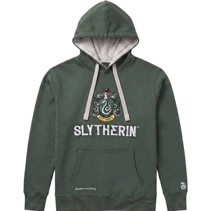 HARRY POTTER – SLYTHERIN TWO-TONE – Kapuzenpulli, dunkelgrün mit grauen Besätzen