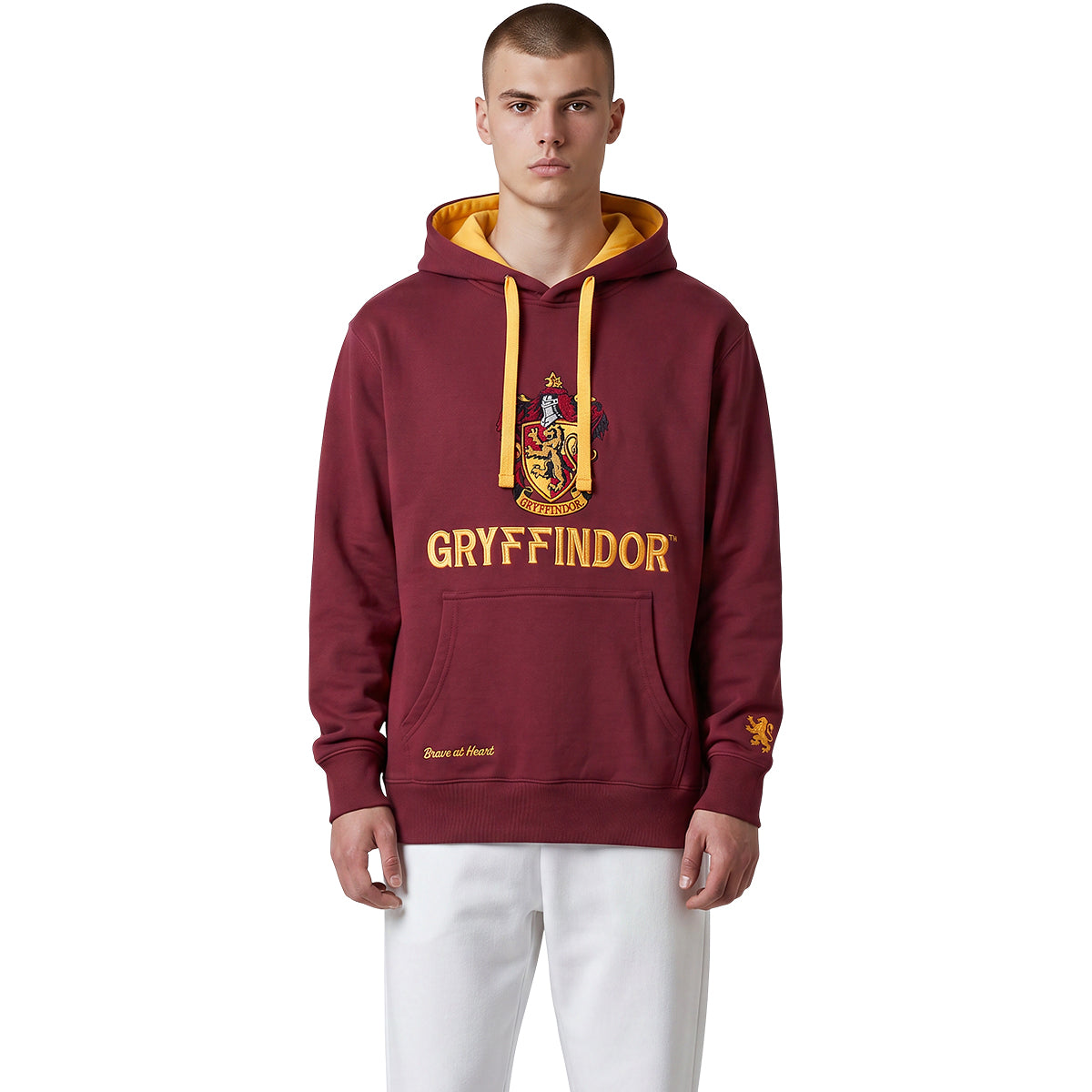 HARRY POTTER - GRYFFINDOR BICOLOR - Sudadera con capucha granate con ribete amarillo