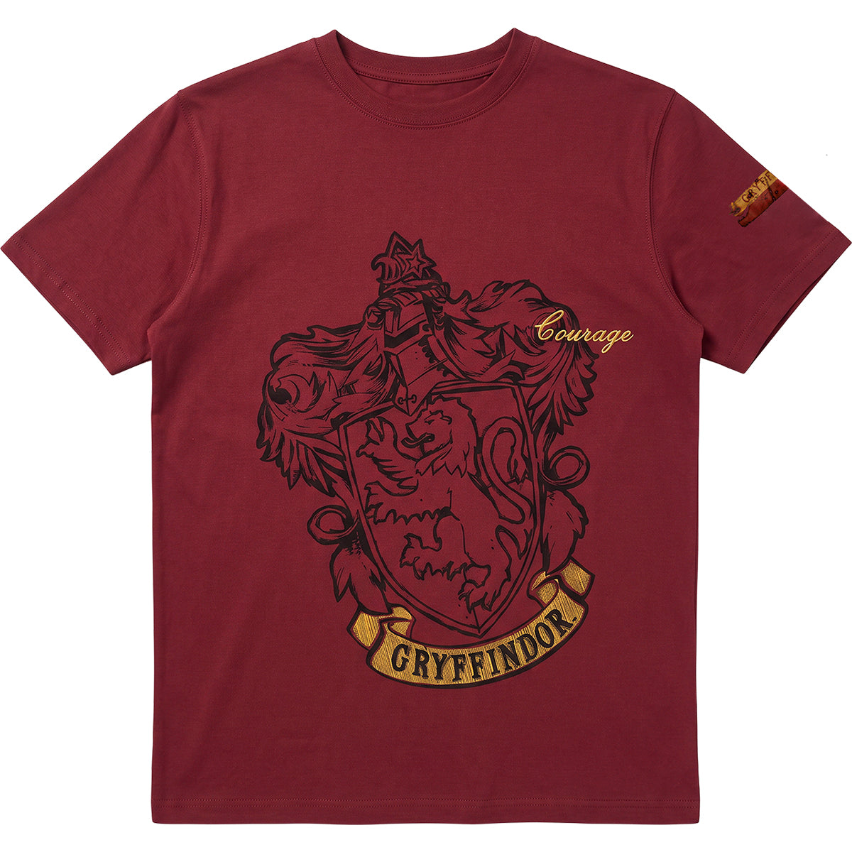 HARRY POTTER - GRYFFINDOR EMBLEM - T-Shirt Deep Maroon