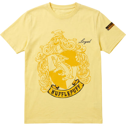 HARRY POTTER - EMBLÈME DE POUFANDRE - T-shirt jaune clair