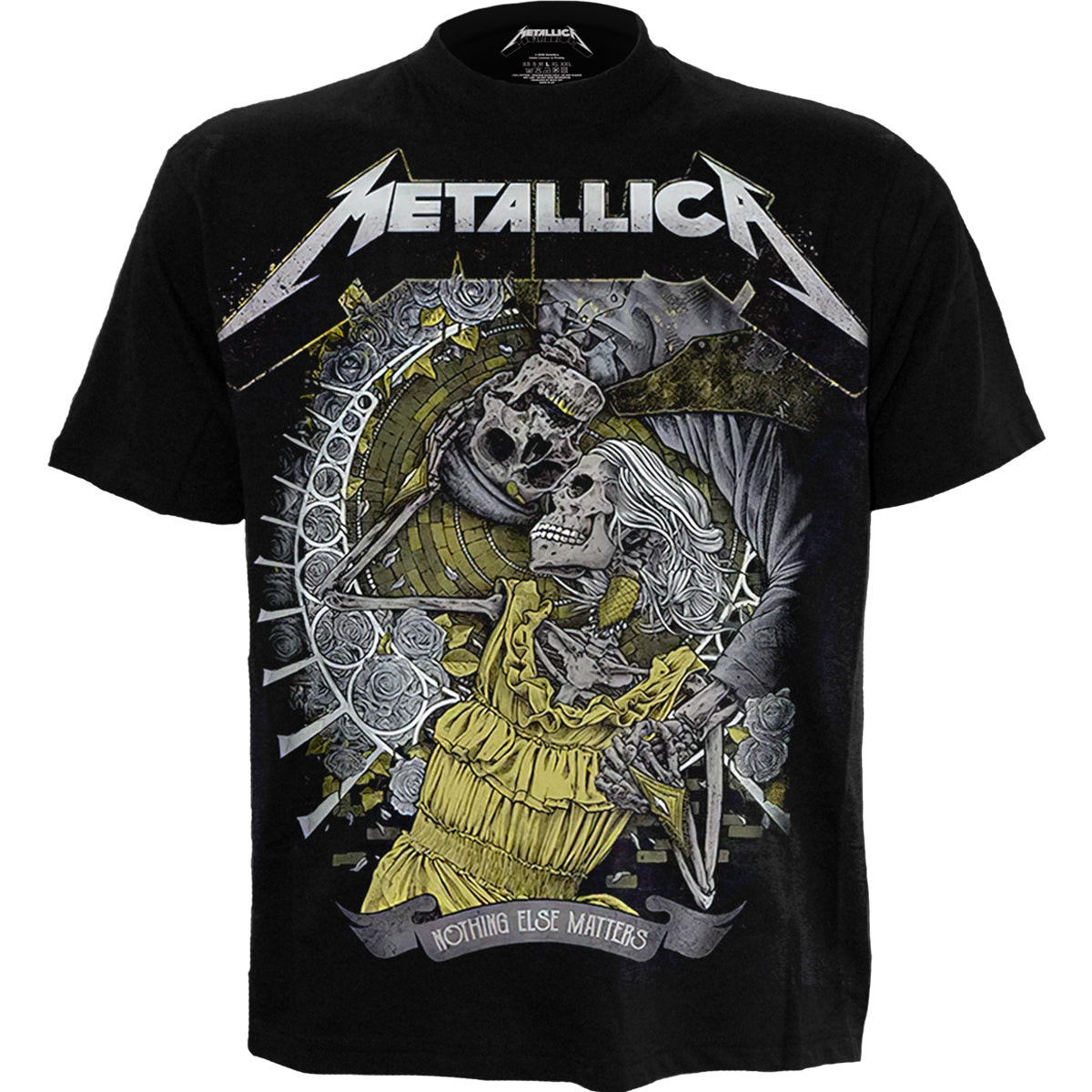METALLICA - NOTHING ELSE MATTERS - T-shirt imprimé sur le devant noir