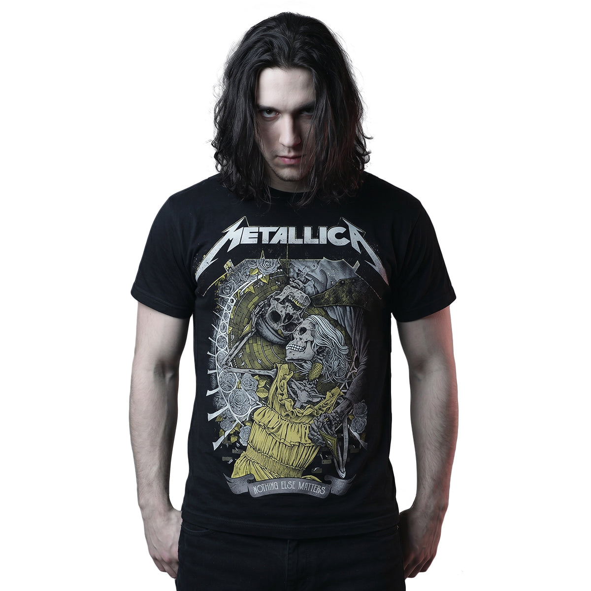 METALLICA - NOTHING ELSE MATTERS - T-shirt imprimé sur le devant noir
