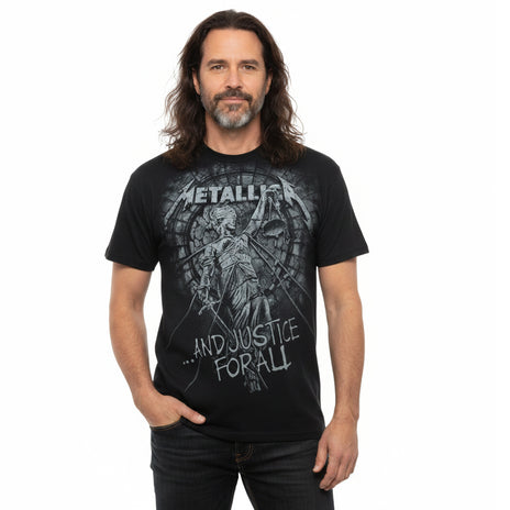 METALLICA - STONED JUSTICE - Camiseta con estampado frontal Negro