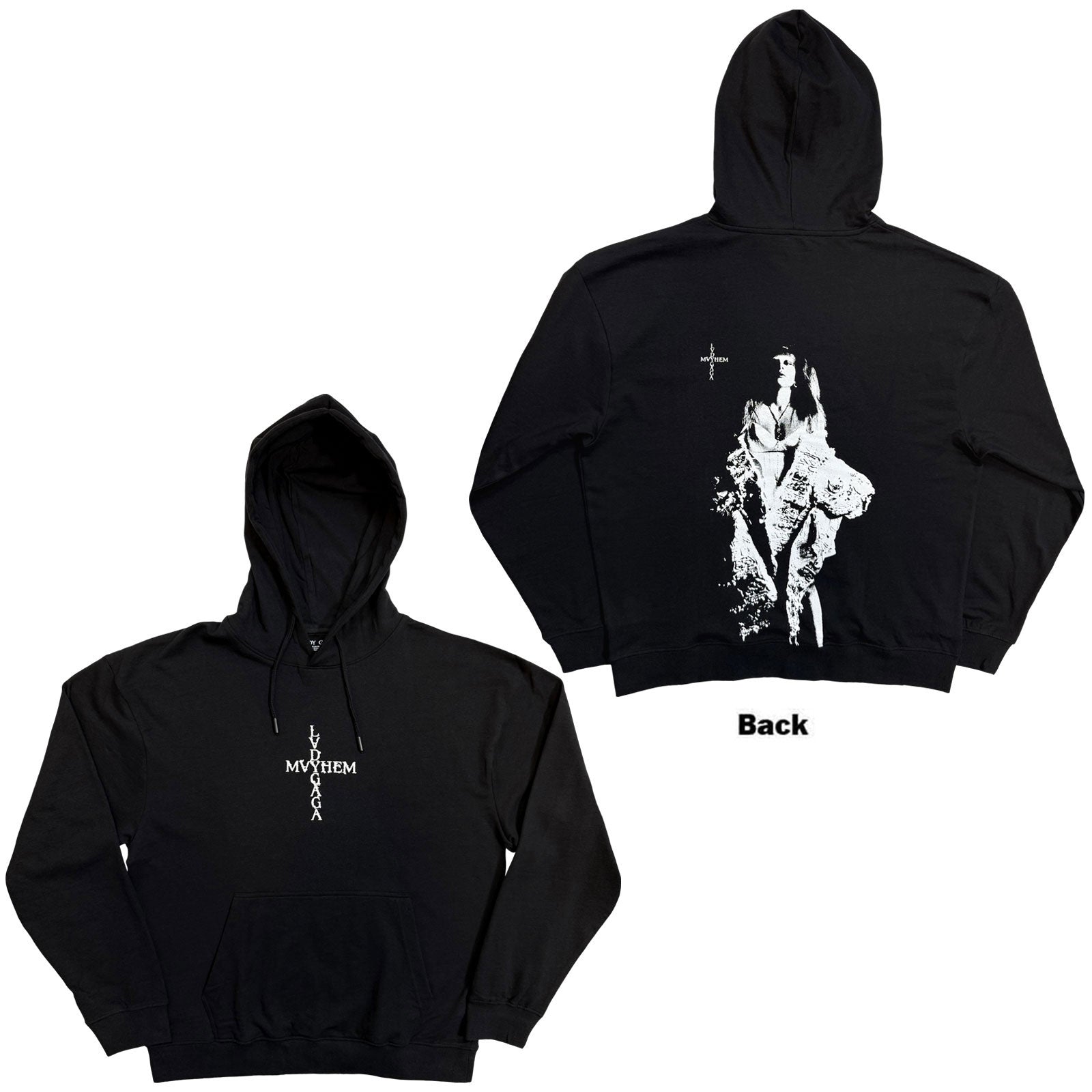 Lady Gaga The MAYHEM ZIP HOODIE　XXL フーディ LADY GAGA - MAYHEM - Pullover Hoodie Black