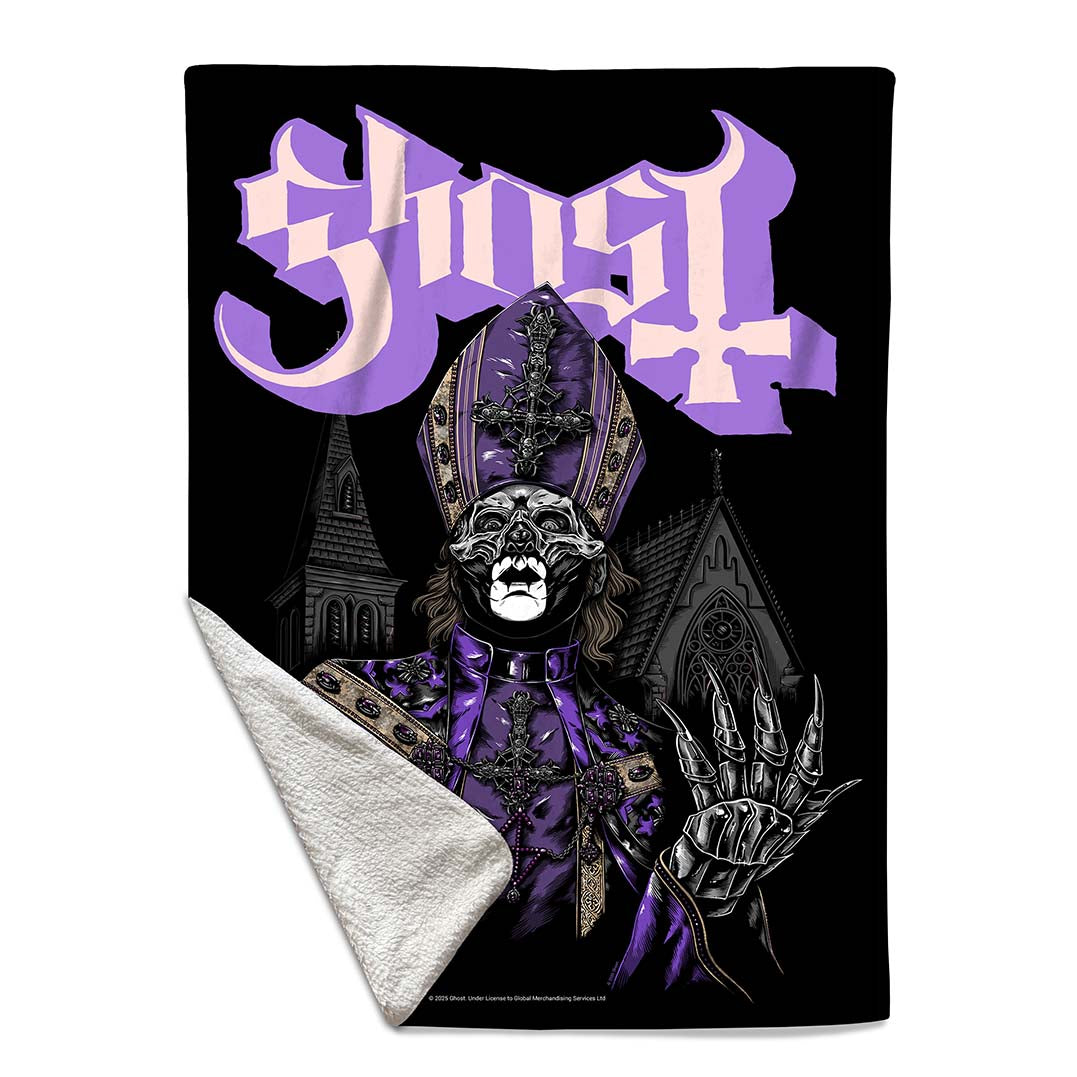 Rocksax Ghost Sherpa Fleece Blanket - The Tall Man