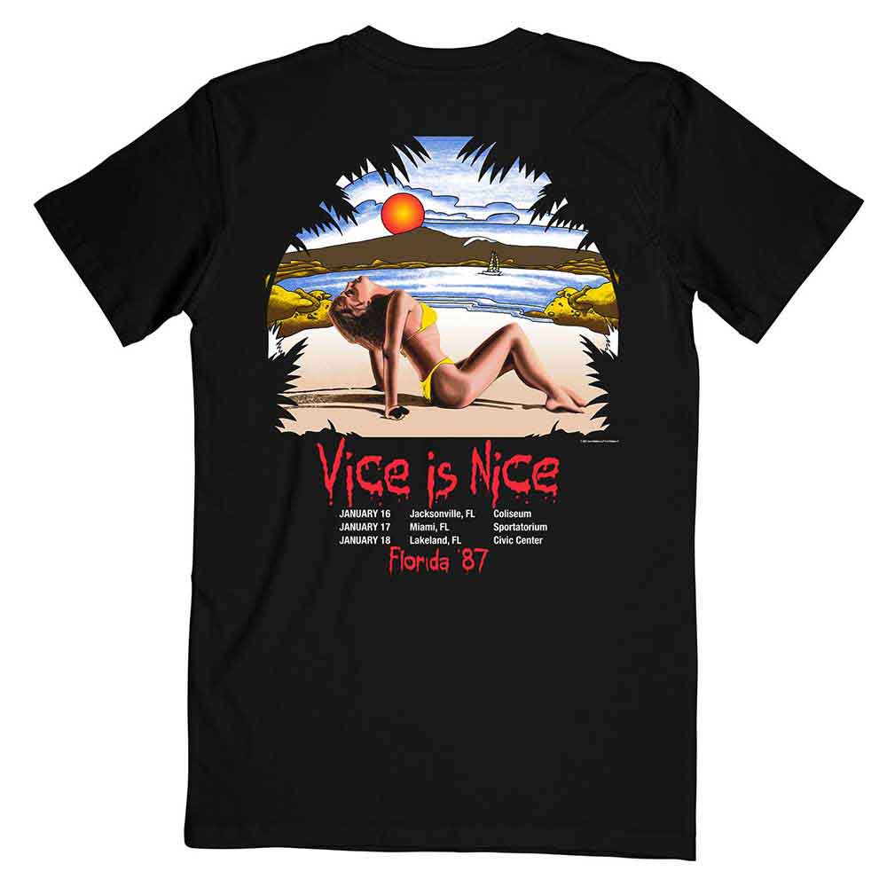 IRON MAIDEN - VICE IS NICE - T-Shirt Black