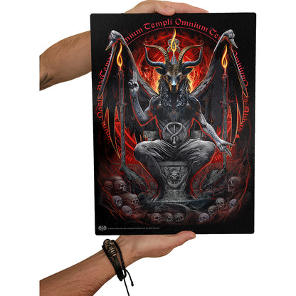 BAPHOMET - Glass Chopping Board (Rectangular)