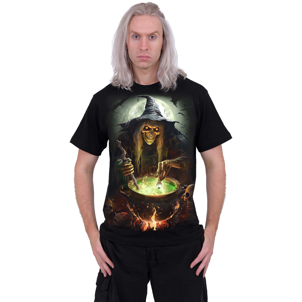 WITCH'S BREW - T-shirt noir