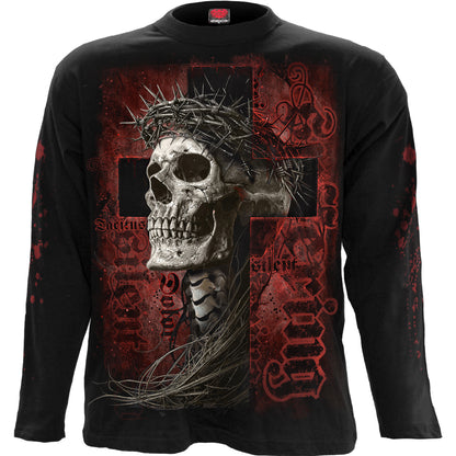 SILENT SUFFERING - Longsleeve T-Shirt Black