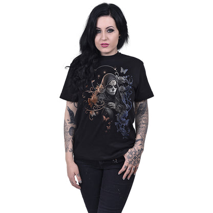 GOTHIC GRACE - T-shirt imprimé sur le devant noir