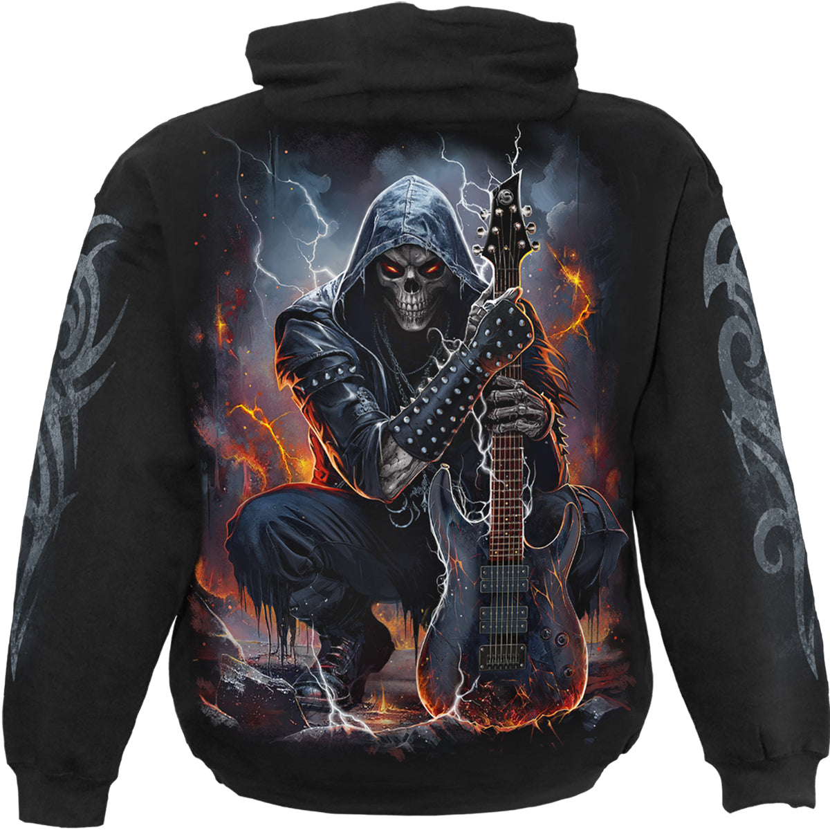 DEATH ROCKER - Kapuze Schwarz