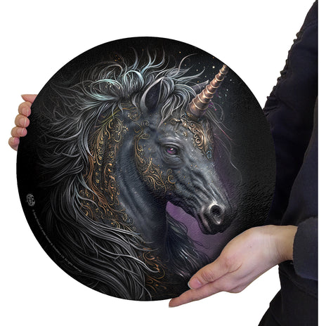 CELTIC UNICORN - Glass Chopping Board (Circular)