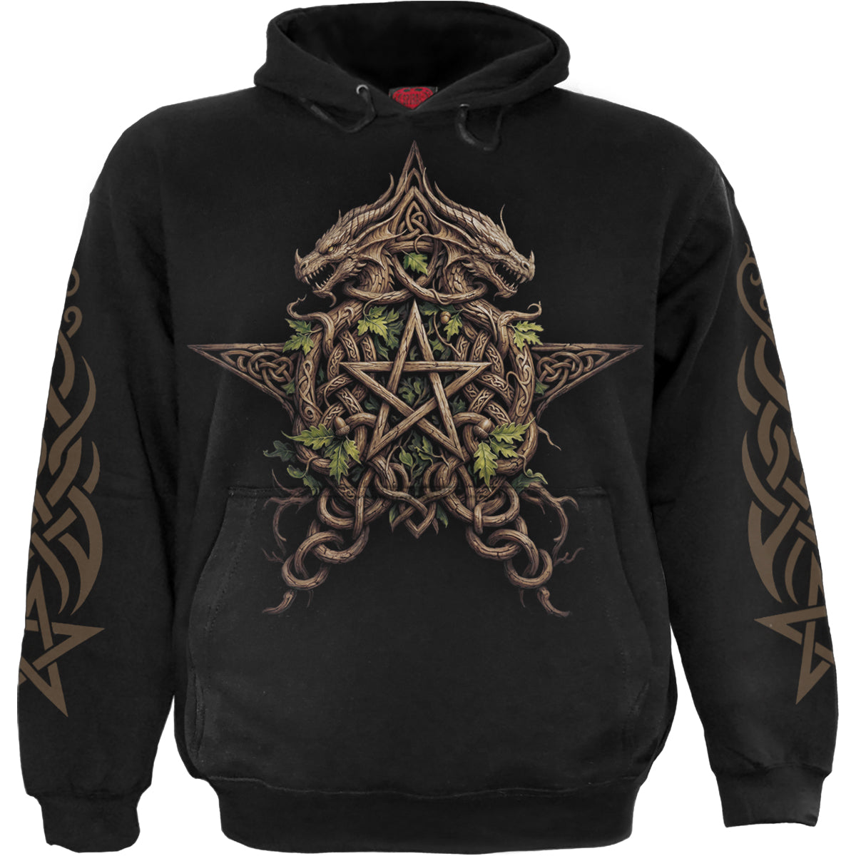 WOODLAND KING – Kapuzenpulli Schwarz