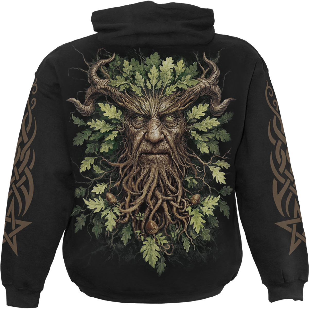 WOODLAND KING – Kapuzenpulli Schwarz