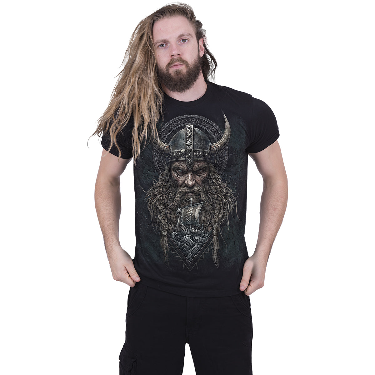 VIKING NORSEMAN - T-Shirt Black