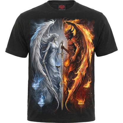 ANGEL & DEMON - T-Shirt Black