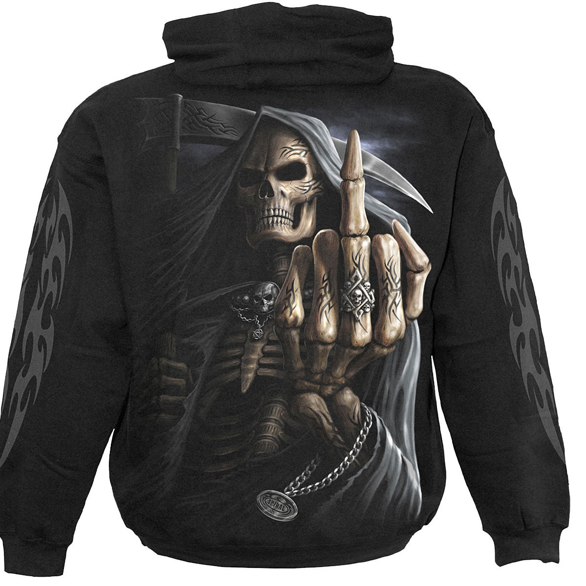 BONE FINGER - Hoody Black