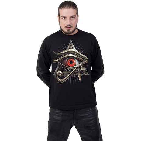 EVIL EYE - T-shirt à manches longues noir
