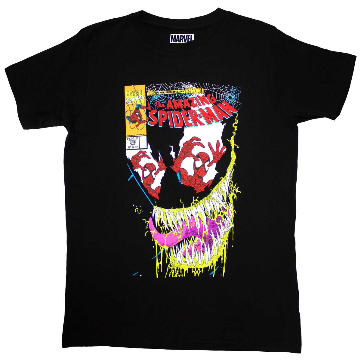 MARVEL COMICS - V IS FOR... COMIC COVER - T-Shirt Black