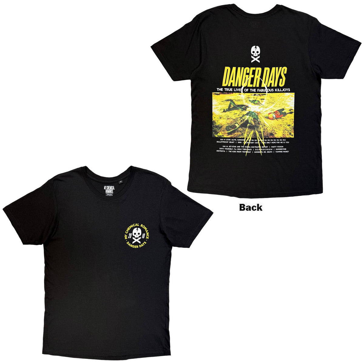 MY CHEMICAL ROMANCE - DANGER DAYS POCKET - T-Shirt Black
