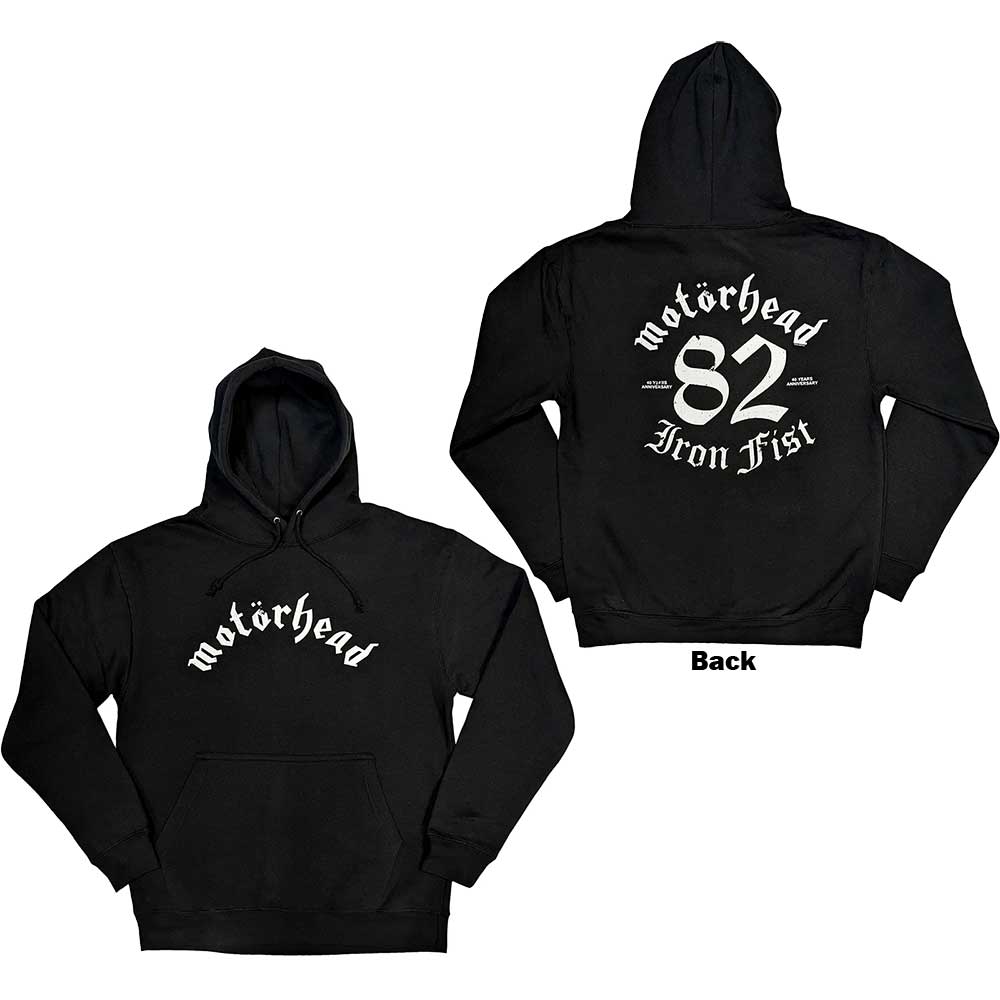 MOTORHEAD - IRON FIST '82 - Pullover Hoodie Black