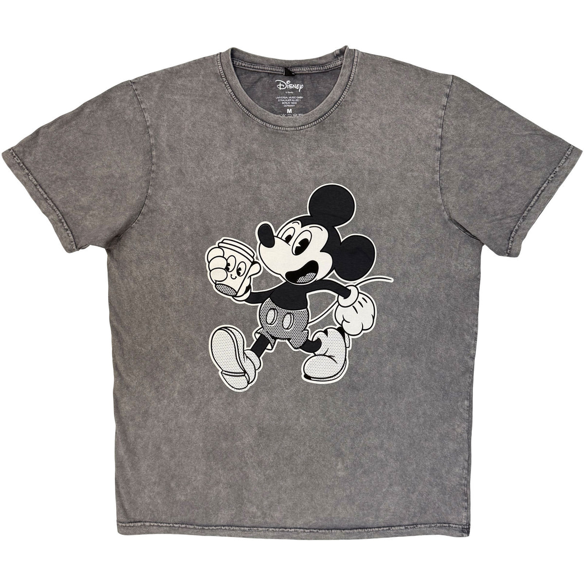 DISNEY - MICKEY VINTAGE WALK - Stone Wash T-Shirt Grey