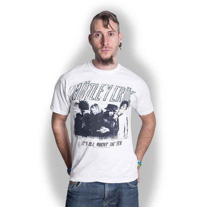 MOTLEY CRUE - STENCIL - T-Shirt White