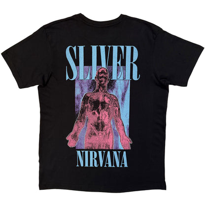 NIRVANA - SILVER - Carbon T-Shirt Black