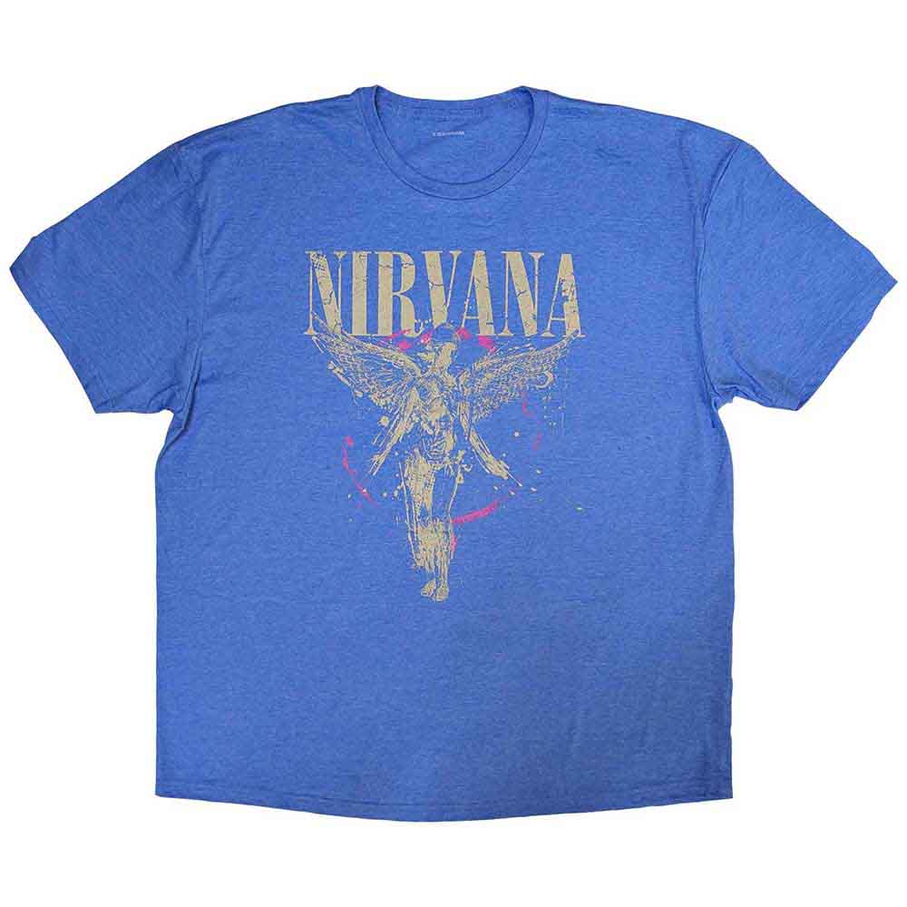 NIRVANA - IN UTERO - T-Shirt Blue