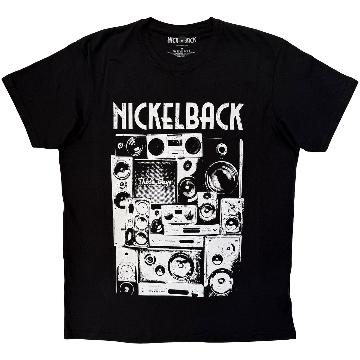 NICKELBACK - WALL SPEAKERS - Carbon T-Shirt Black