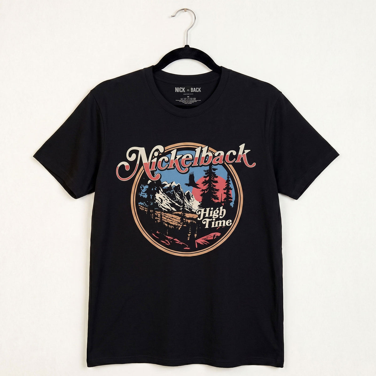 NICKELBACK - HIGH TIME - Carbon T-Shirt Black