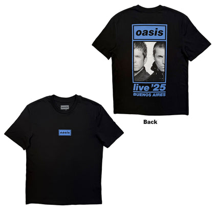 OASIS - LIVE '25 BUENOS AIRES HALF FACE - T-Shirt Black